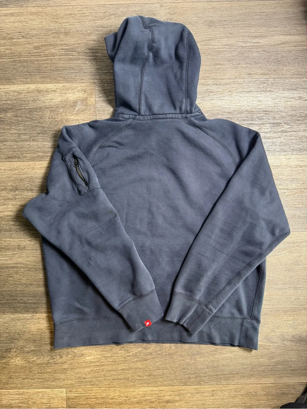Nike Men's Black Crewneck Hoodie Sweatshirt